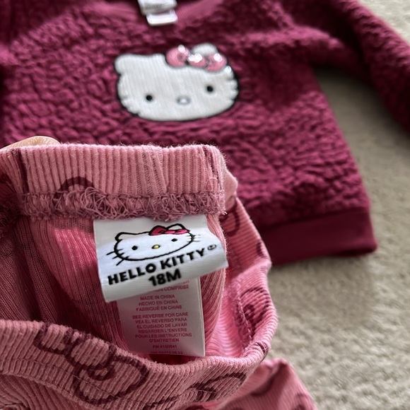 Hello Kitty Sequined Bow Sweatshirt Legging Matching Set | 18 months - Picture 3 of 3